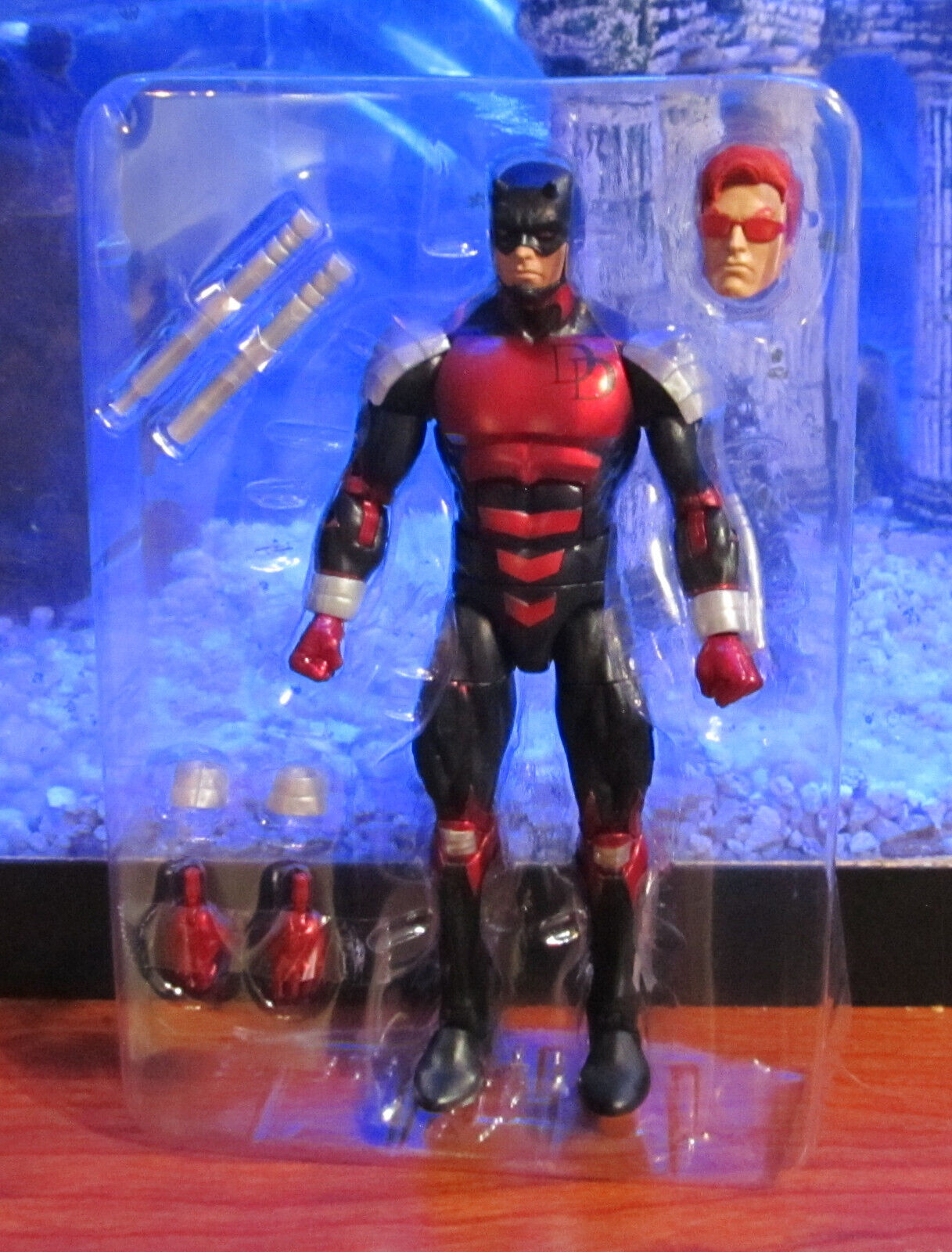 Marvel Legends 2021 ARMORED DAREDEVIL FIGURE Loose 6 Marvel Legends 2021 ARMORED DAREDEVIL FIGURE Loose 6