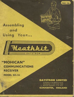 Assembly & Operation Manual Instructions for Heathkit GC-1U