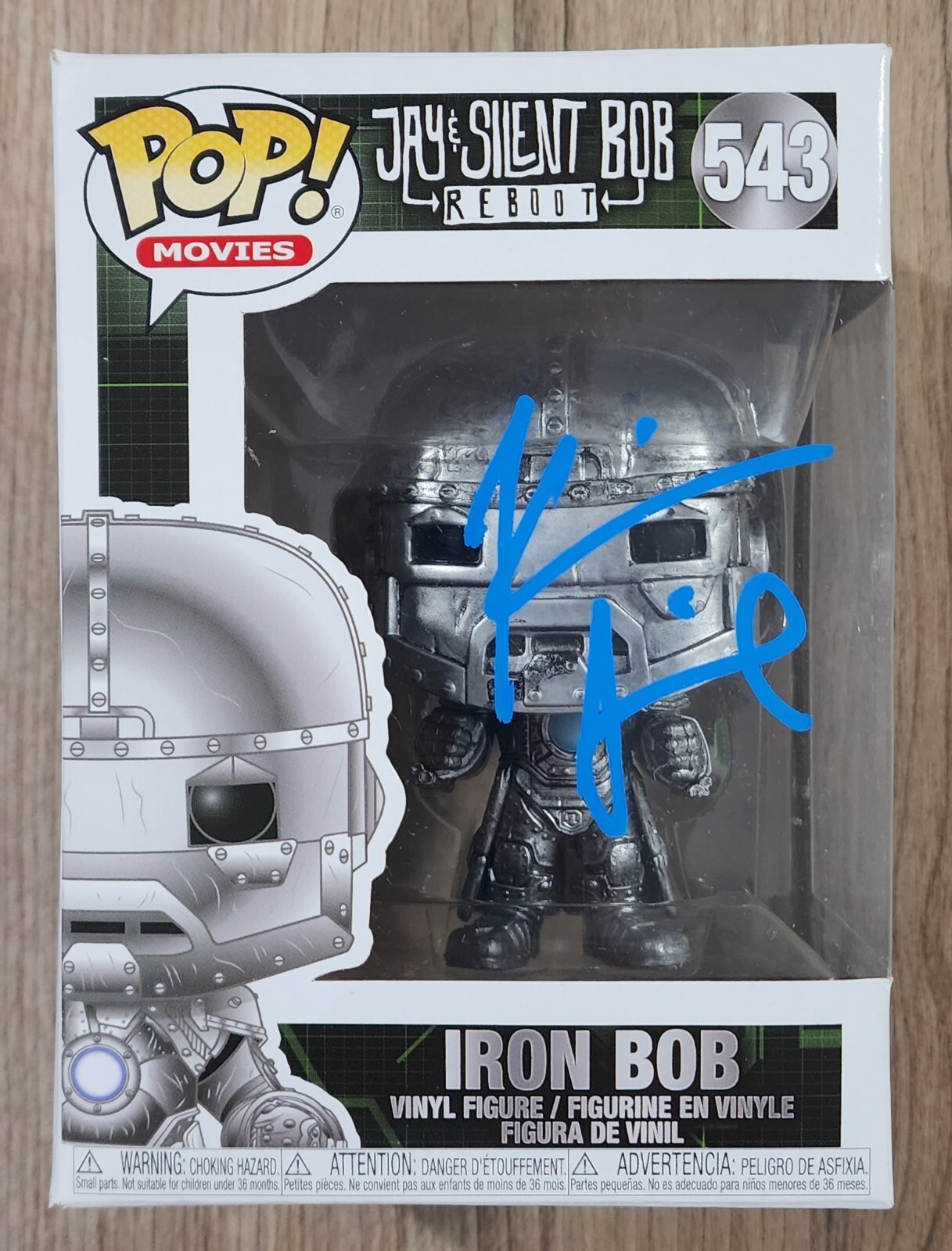 Kevin Smith Signed Iron Bob Funko POP! Figure Jay & Silent