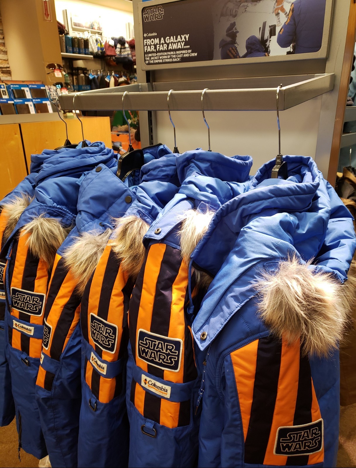 Columbia Star Wars Empire Crew Parka XXS, Kid Sized w FREE BONUS ITEMS!