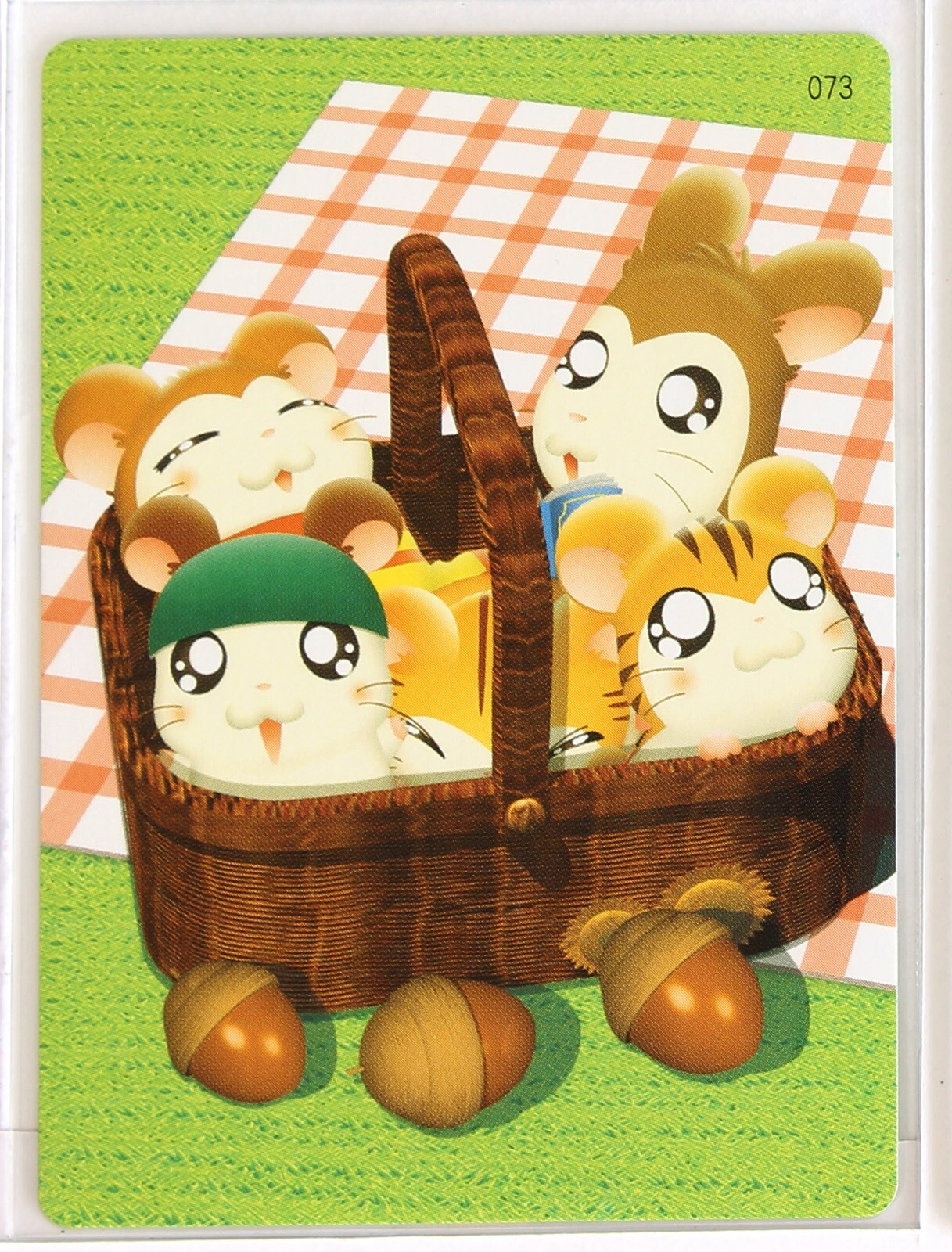 hamustar☆ Hamtaro TCG Tarot Card No.073 AMADA Carddass Hamster