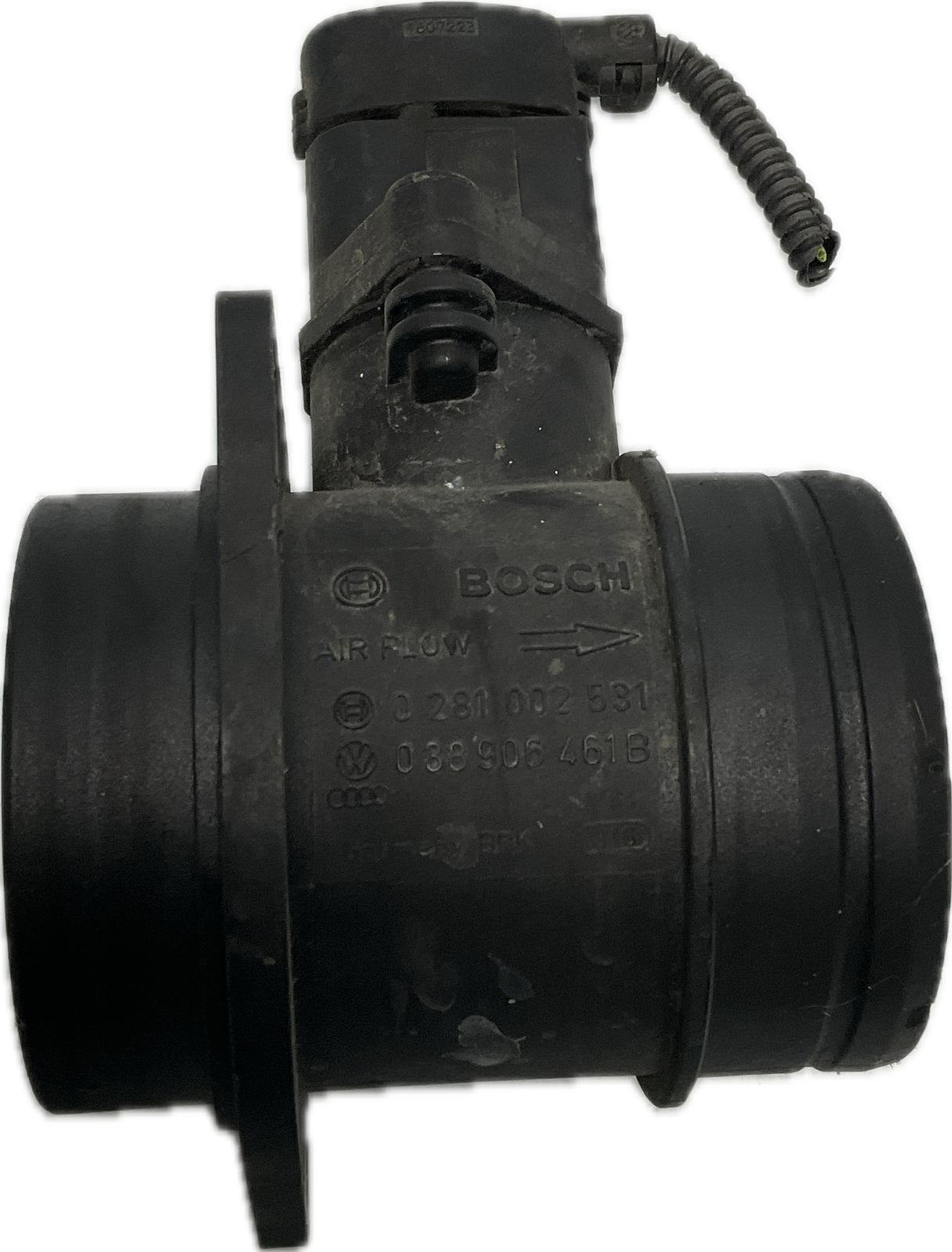 Debimetro misuratore massa aria AUDI SEAT SKODA VOLKSWAGEN 0281002531 (2009)