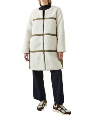 Pre-owned Rails Granger Jacket In Ivory Olive Mix - Size S