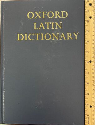 洋書 OXFORD LATIN DICTIONARY 1982 Oxford Latin Dictionary - OMNIKA