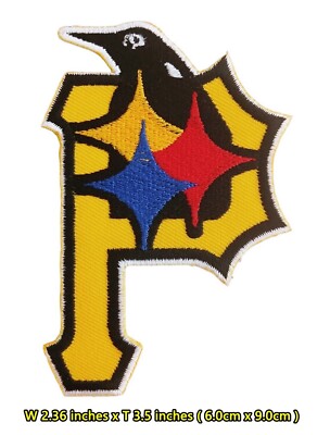 PITTSBURGH SPORTS Logo Patches Embroidery iron+sewing on*FROM THAI BY USPS Agent