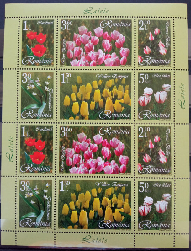 2006 Romania, Blumen - Tulips, MNH/**, ME 7,5