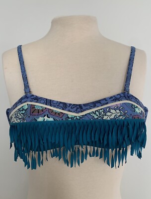Maaji Fringe Bikini Top small
