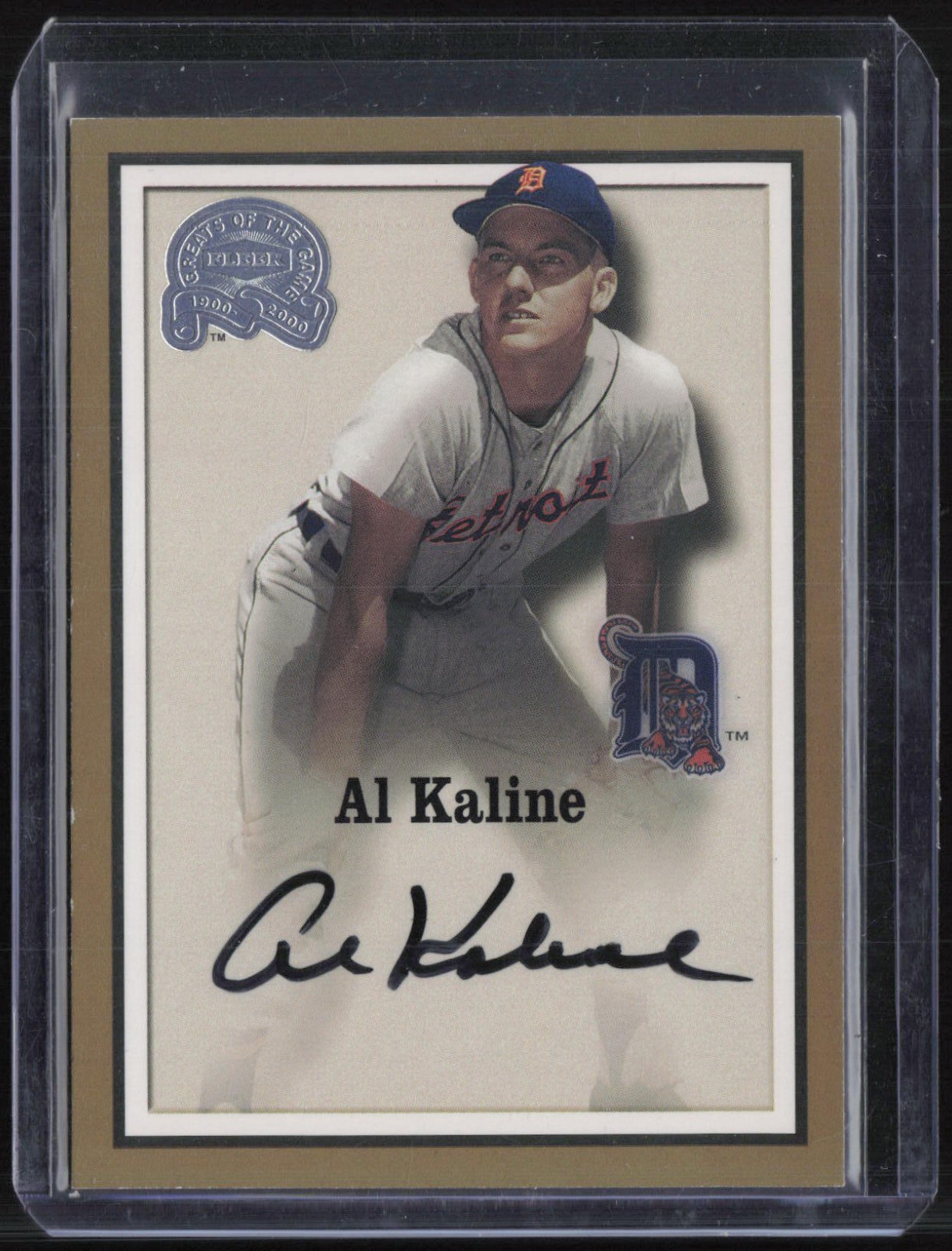 2000 Fleer Greats Of The Game Al Kaline Auto Autograph