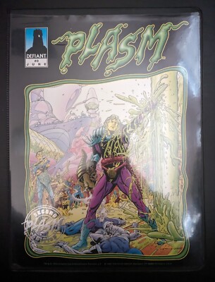 1993 Defiant Plasm Zero Second Edition Binder with 150 Card Comic Set + More