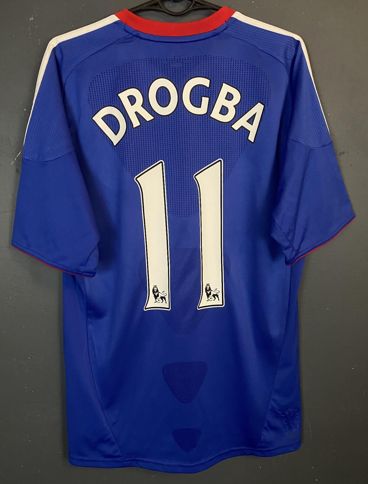MEN'S FC CHELSEA 2010/2011 DIDIER DROGBA #11 FOOTBALL SOCCER