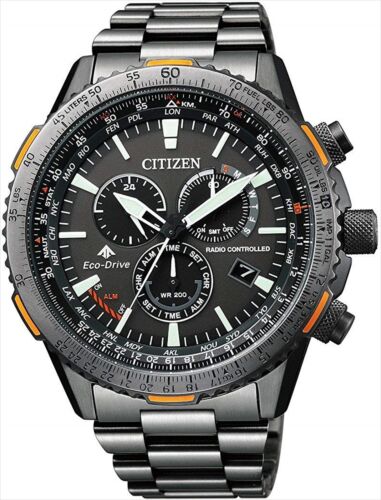Pre-owned Citizen Promaster Sky Cb5007-51h Eco-drive Radio Direct Flight Men`s Watch Japan