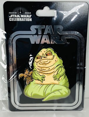 Star Wars Celebration 2022 ANAHEIM Large Purchase Incentive pin Jabba The Hutt