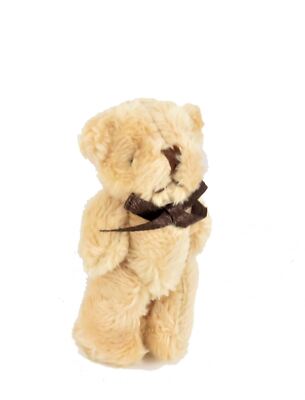 Dolls House Large Furry Teddy Bear Cuddly Toy Miniature Nursery Shop Accessory