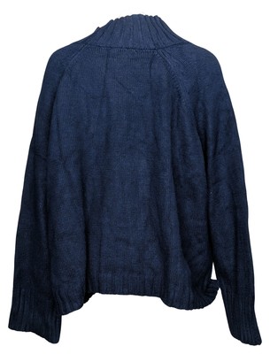 Studio Park x Amy Stran Women's Top Plus Sz Sweater 2X Blue