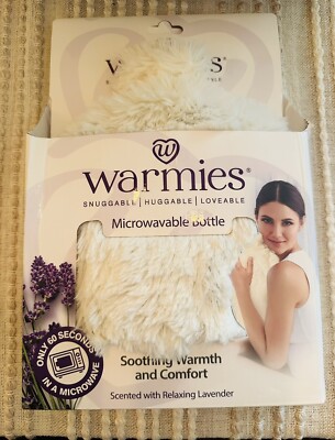 NEW ! Warmies Snuggable Microwavable Bottle