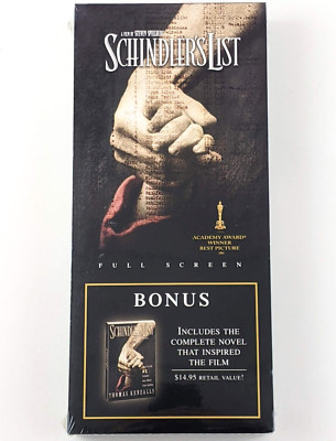 Schindler's List DVD with Novel - Full Frame Version, New & Sealed