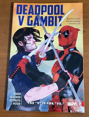 Deadpool V Gambit:  V is for VS TPB (2016, Marvel Comics) NEW/UNREAD