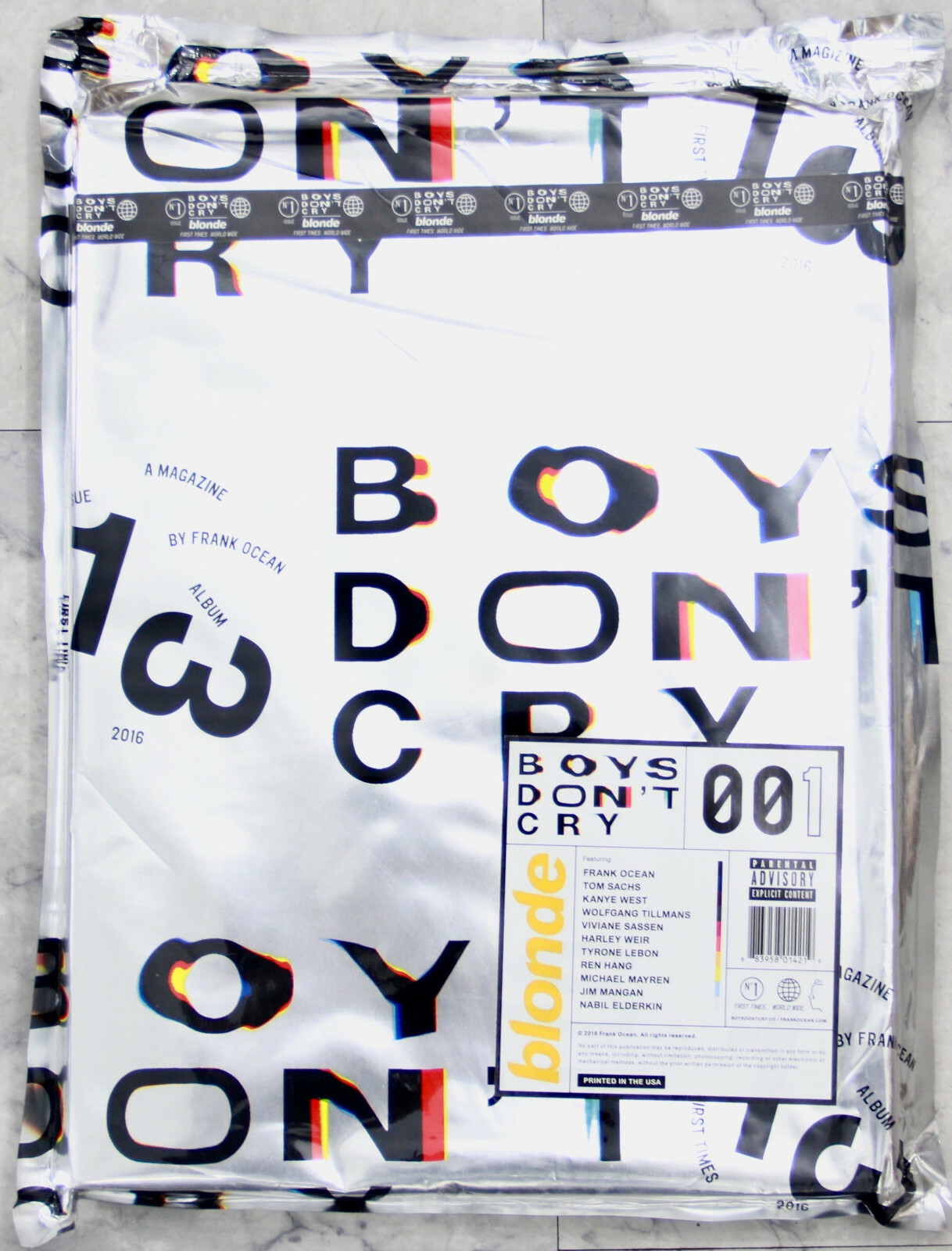 ☆希少☆ Frank Ocean / Boy's Don't Cry 雑誌＋CD Frank Ocean Boys Don't Cry Zine Magazine Blond Blonde CD