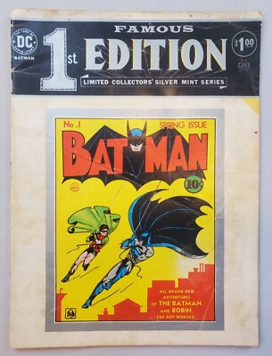 Batman Famous First Edition Vol 1 #F-6 Feb-Mar 1975 Giant DC Comic Book VG 4.0