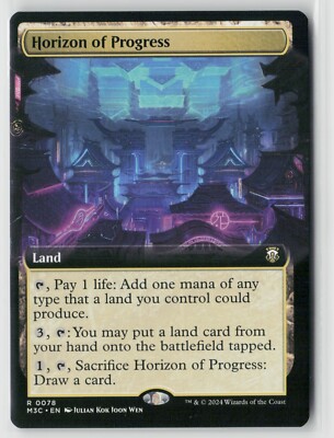 MTG Commander Modern Horizons 3 Horizon Of Progress (Extended Art) x1 NM Rare