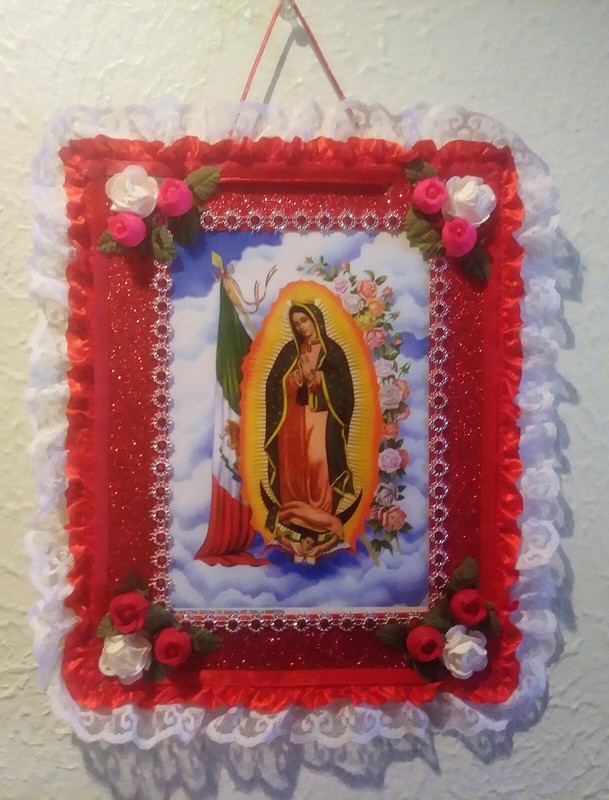 Virgen De Guadalupe Artesanal  Hecho A Mano  Our