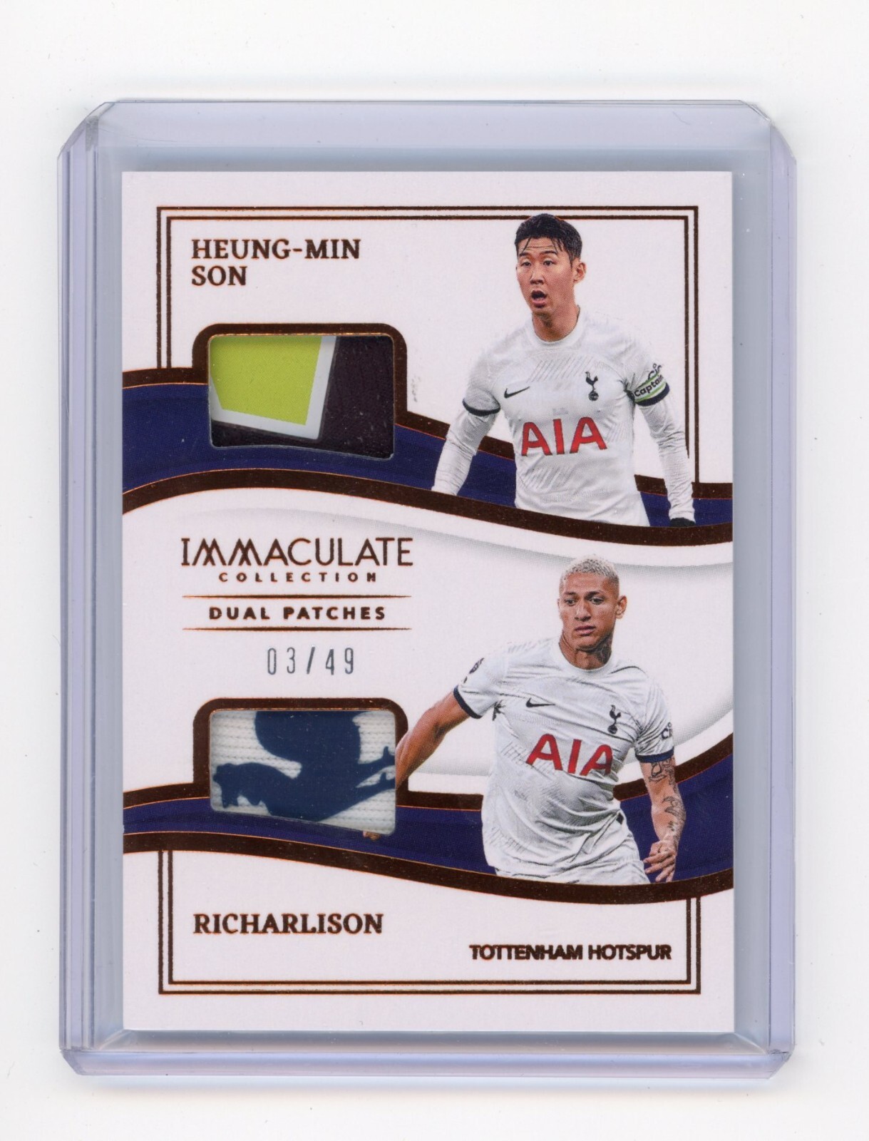 2023-24 Panini Immaculate HEUNG-MIN RICHARLISON Dual Crest