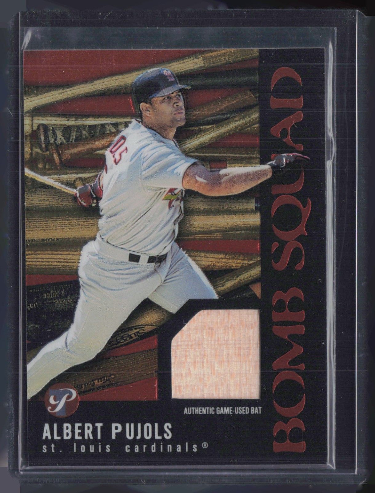 2003 Topps Pristine Bomb Squad Albert Pujols Game Used Bat