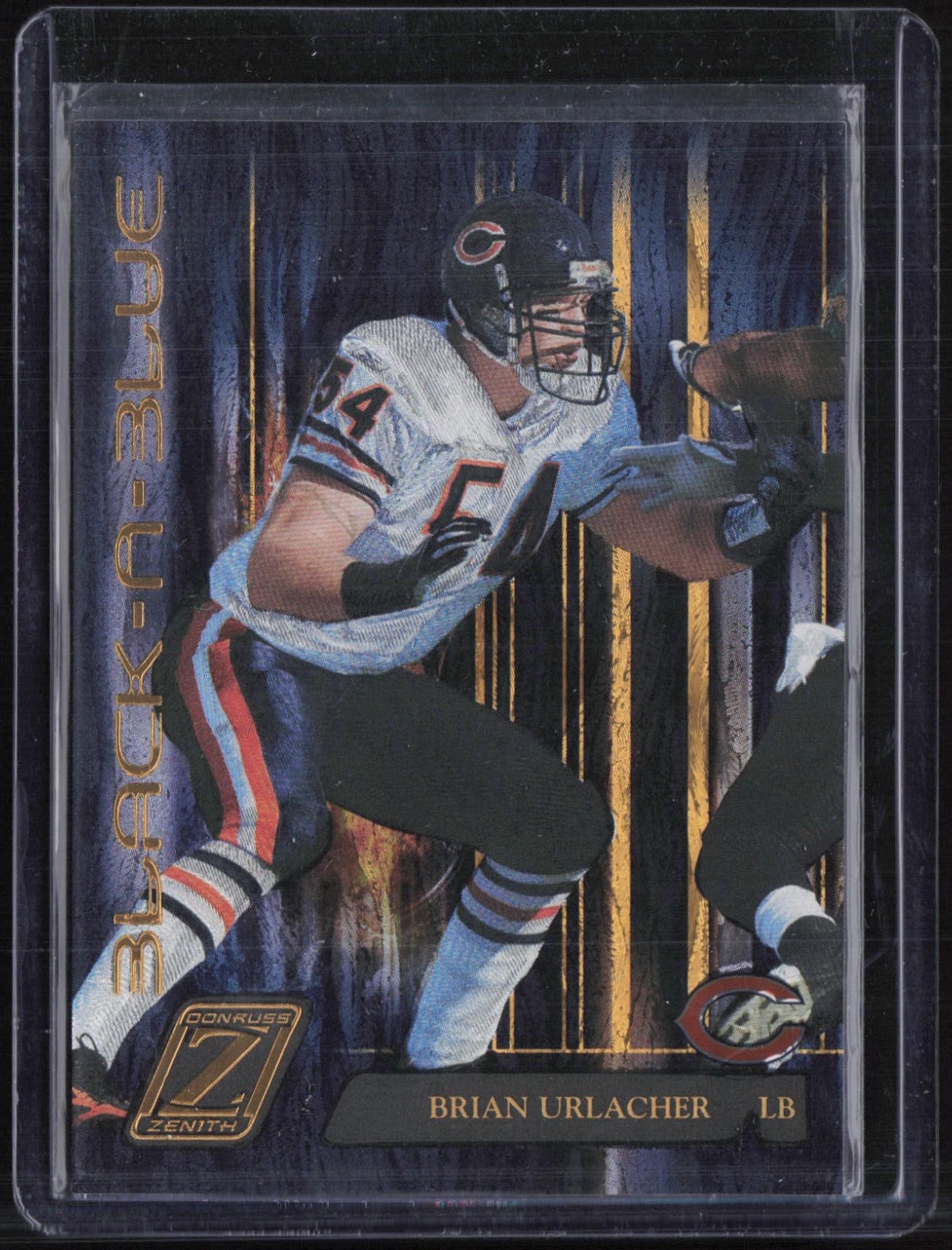 2005 Donruss Zenith Black N Blue Gold #BB3 Brian Urlacher 6/100 #4