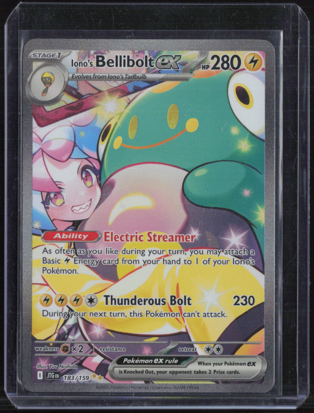 2025 Pokemon Journey Together Special Illustration Rare #183 Bellibot ex