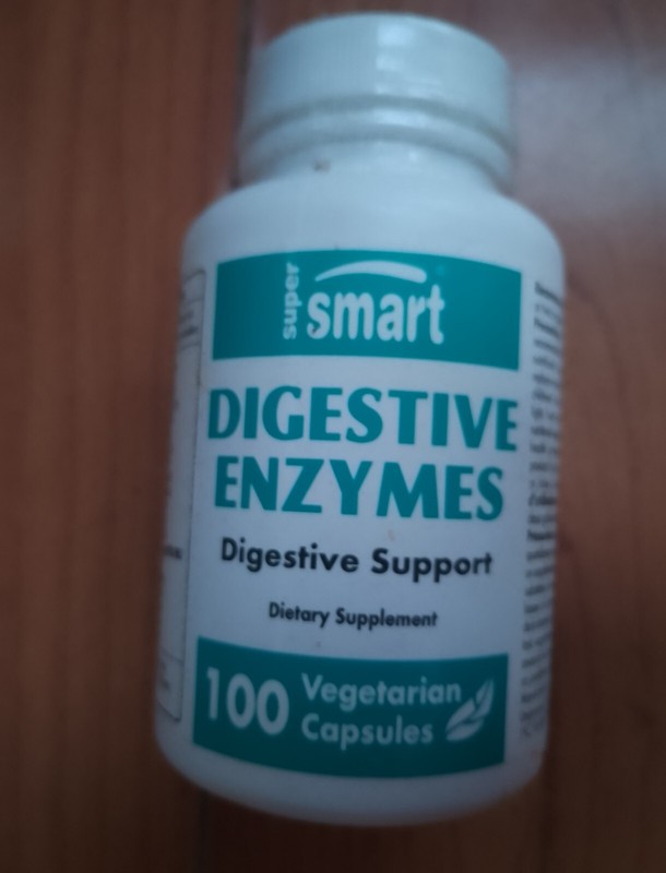 ComplÃ©Ment Digestive Enzymes, Marque Supersmart, 100 Capsules Vegan