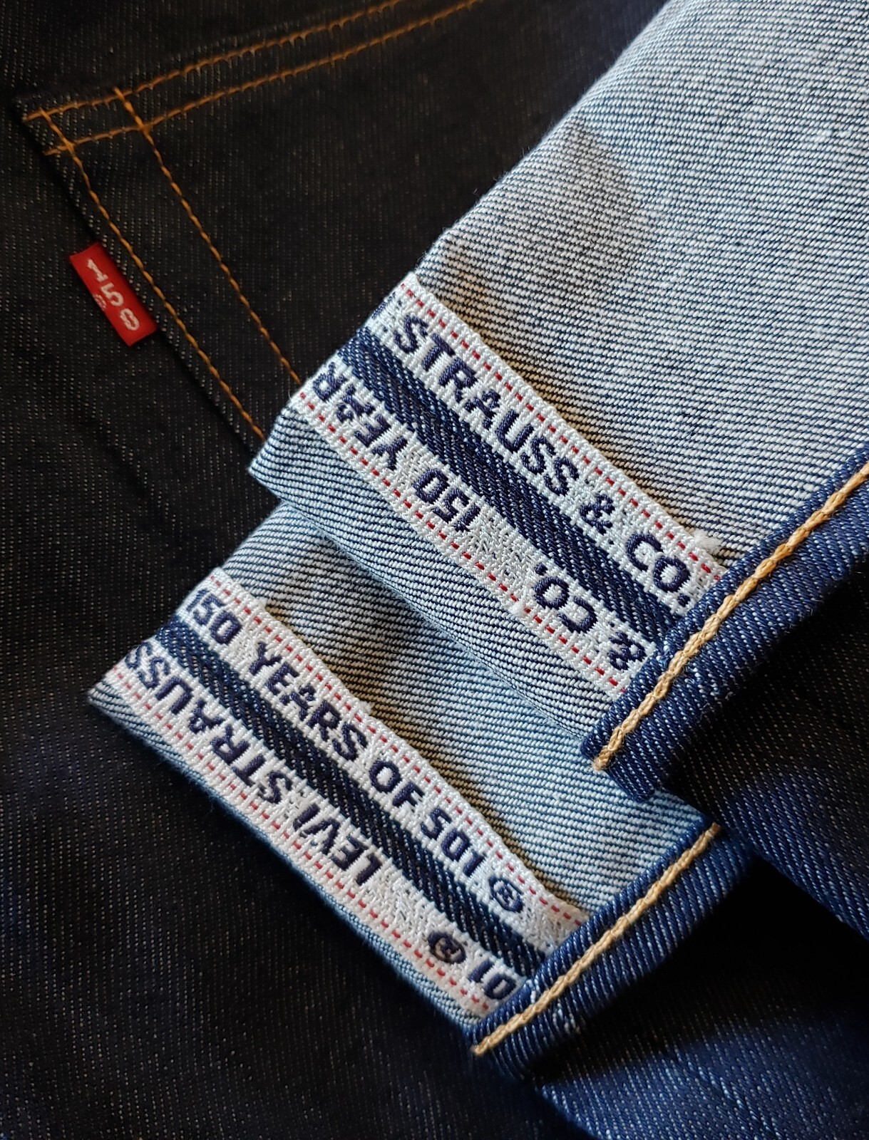 LEVI'S Men's 501 ® 150th Anniversary Raw Shrink-to-Fit LEVI'S Men's 501 ® 150th Anniversary Raw Shrink-to-Fit