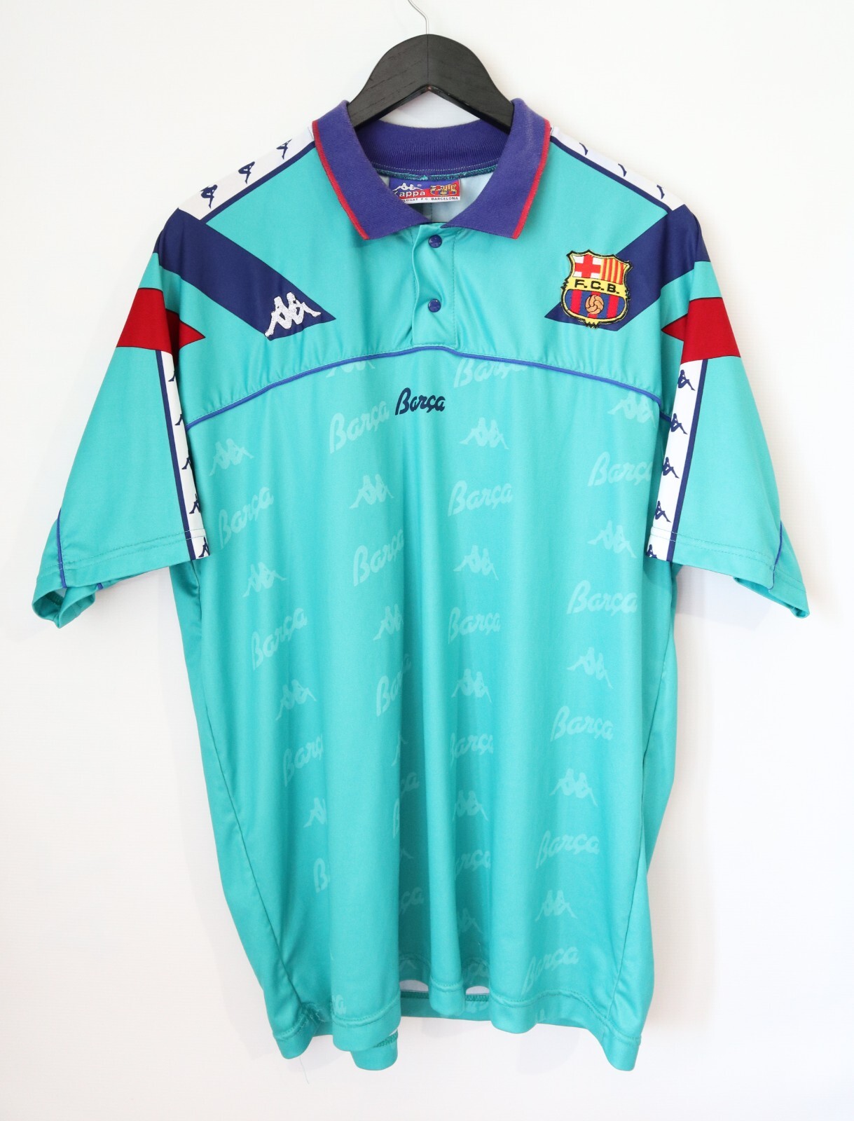 kappa Barça バルセロナ セットアップ シャツ 90s kappa Barça バルセロナ セットアップ シャツ 90s - メルカリ