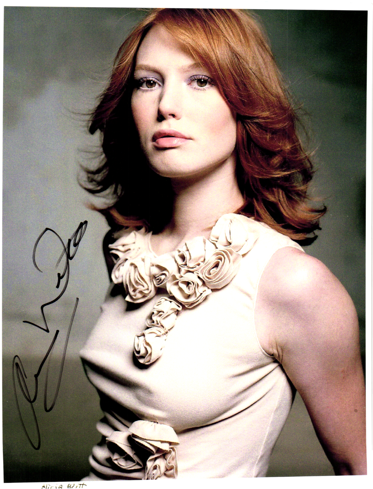 Alicia Witt Signed Photo 8.5x11 Dune Twin Peaks Vanilla Sky Two