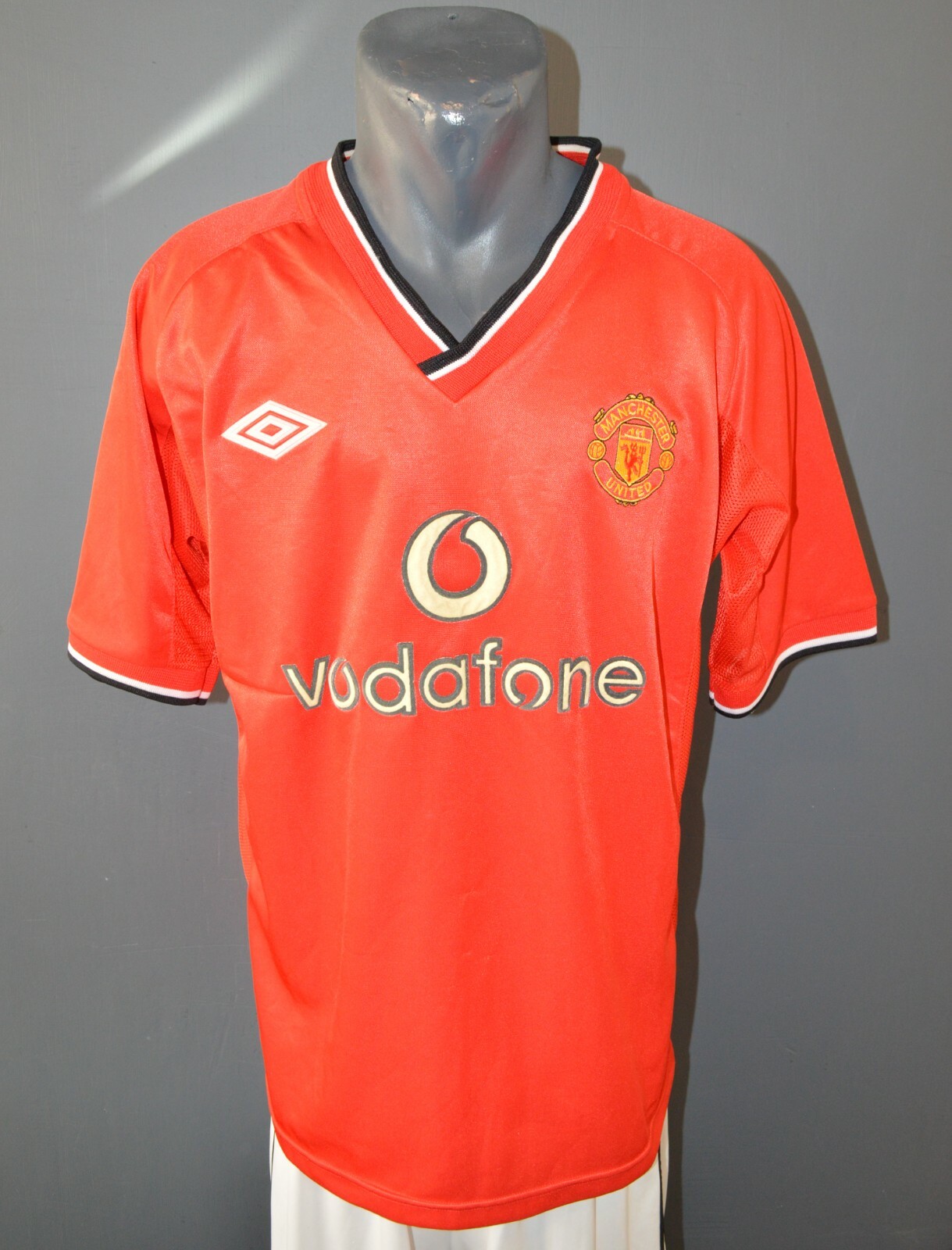 Manchester United Jersey Retro Vintage 2001/2002 Football