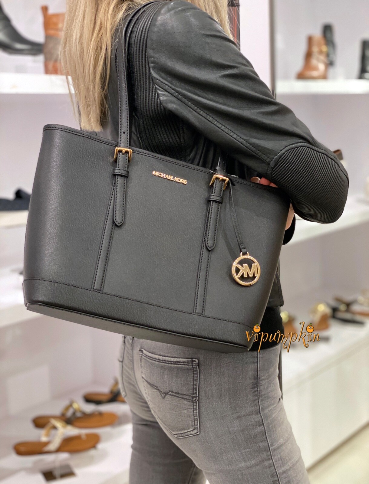 MK jet set small tote