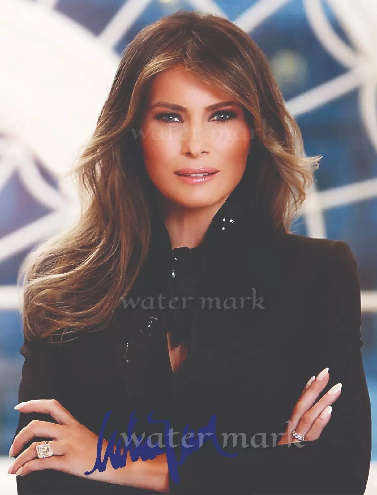 MELANIA TRUMP FORMER AMERICAN FIRST LADY REPRINT SIGNED