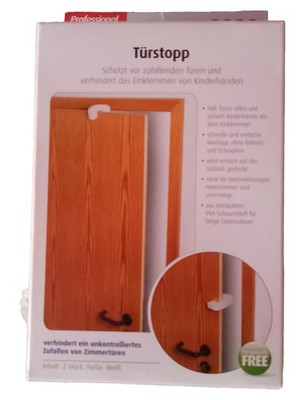 reer Kindersicherung Türstopper Türkeil Türschutz Weiß