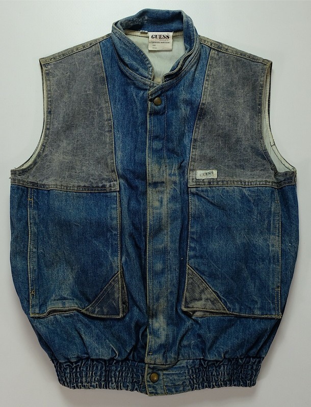 guess jean vest