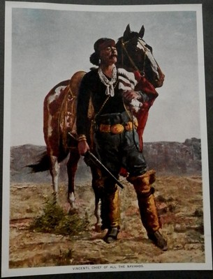 1915 H. H. TAMMEN Plates  'INDIAN TYPES of the SOUTHWEST' PUEBLO NAVAJO APACHE
