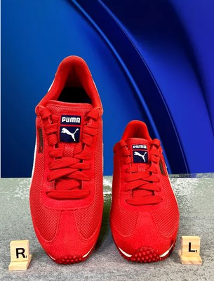 Men's Size 5 - PUMA Whirlwind Red with White Accents 357232-05