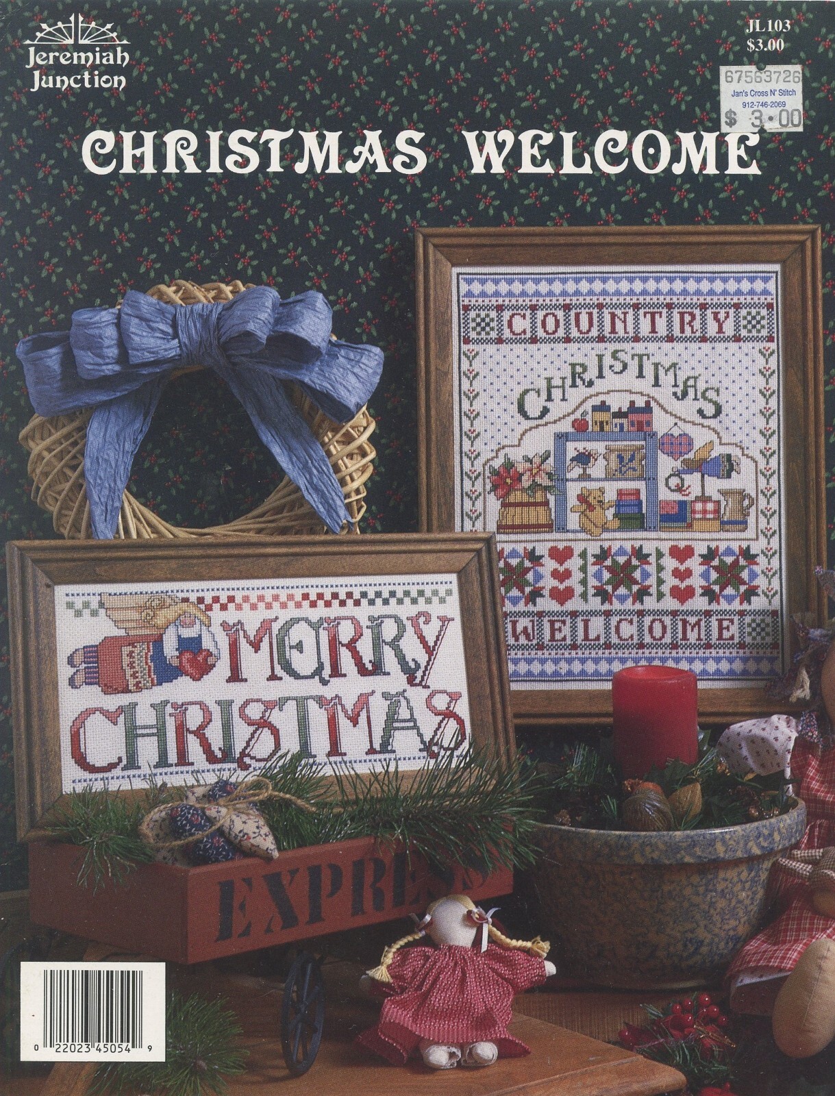 Christmas Pattern Jeremiah Junction Cross Stitch