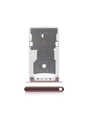 Replacement Sim Tray Compatible For Xiaomi Redmi Note 4X (Sakura Powder)