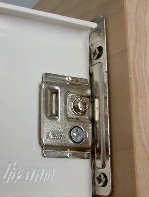 2Pairs of Harn Slide on Drawer front Brackets with bumpers