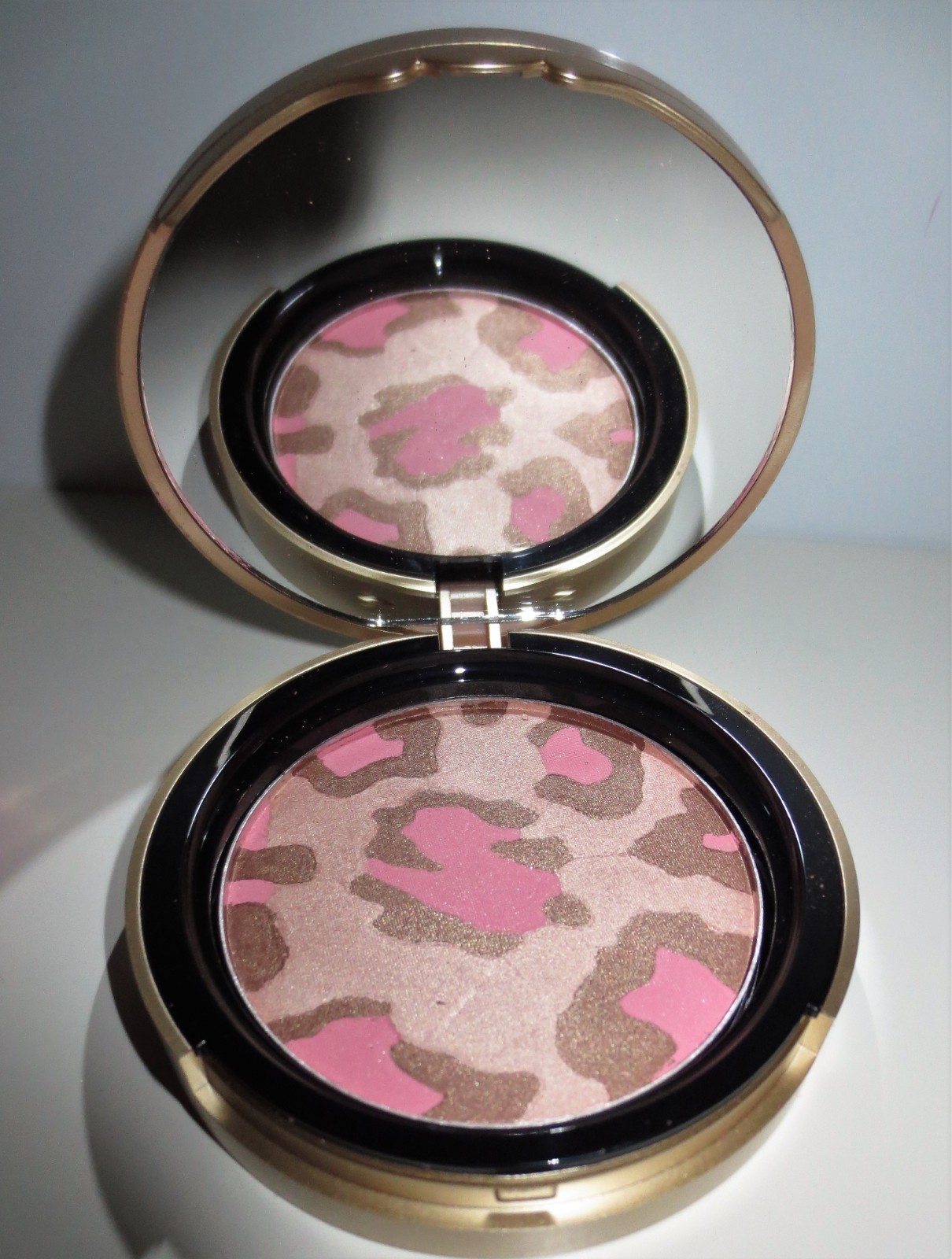 *TOO FACED ? PINK LEOPARD BLUSHING BRONZER HIGHLIGHTER GLOW PINK BRONZE FULL NEW