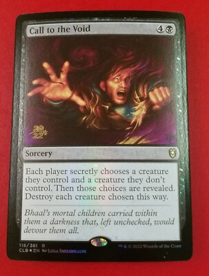 1x Call to the Void | FOIL Prerelease | Battle for Baldur's Gate | MTG Magic