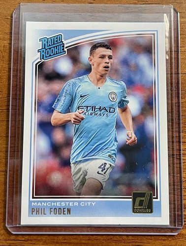 2018-19 Panini Donruss #179 PHIL FODEN Rated Rookie Card RC