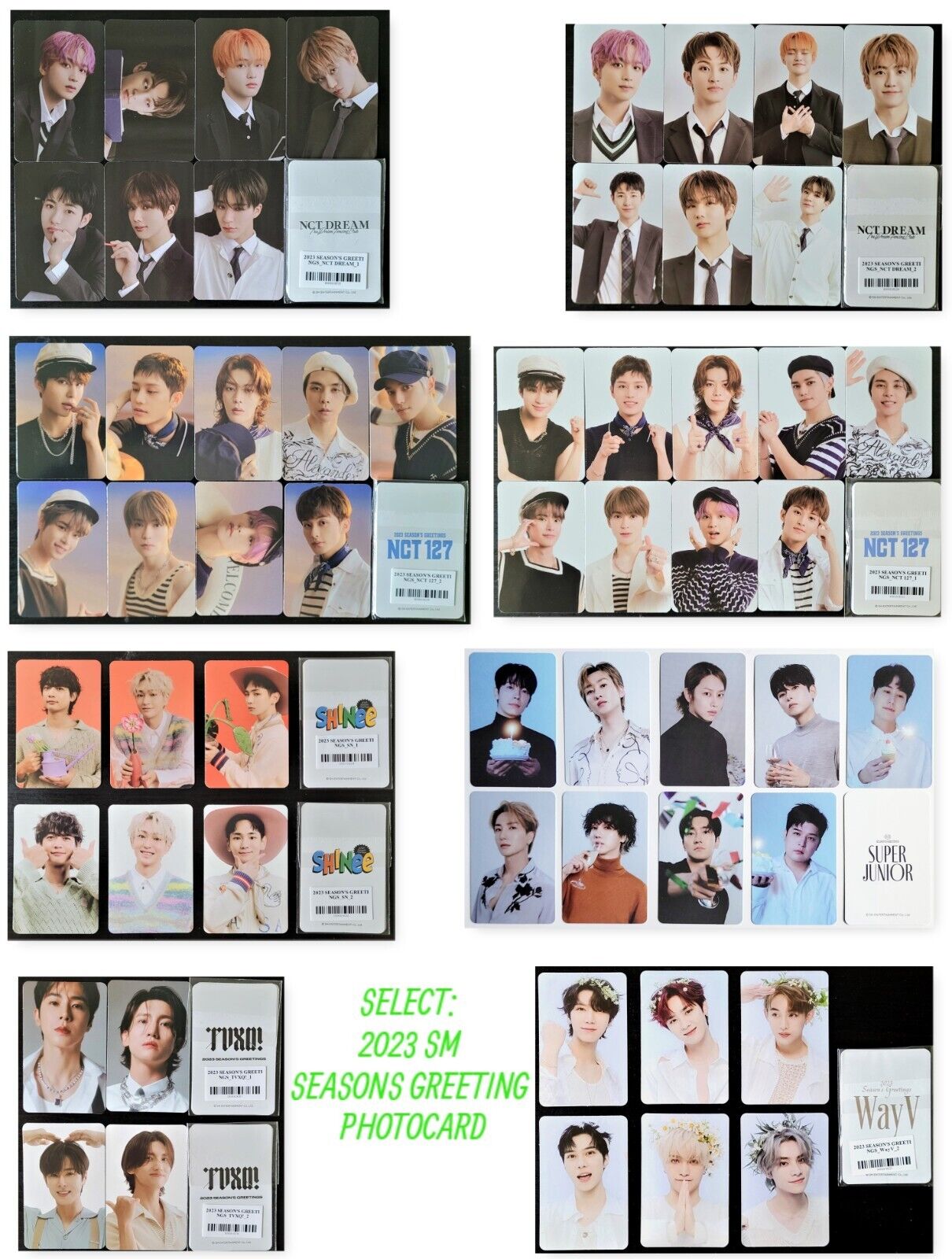 2023 SM SEASONS GREETING -NCT -SHINEE -SUPER -TVXQ -WAYV 2023 SM SEASONS GREETING -NCT -SHINEE -SUPER -TVXQ -WAYV