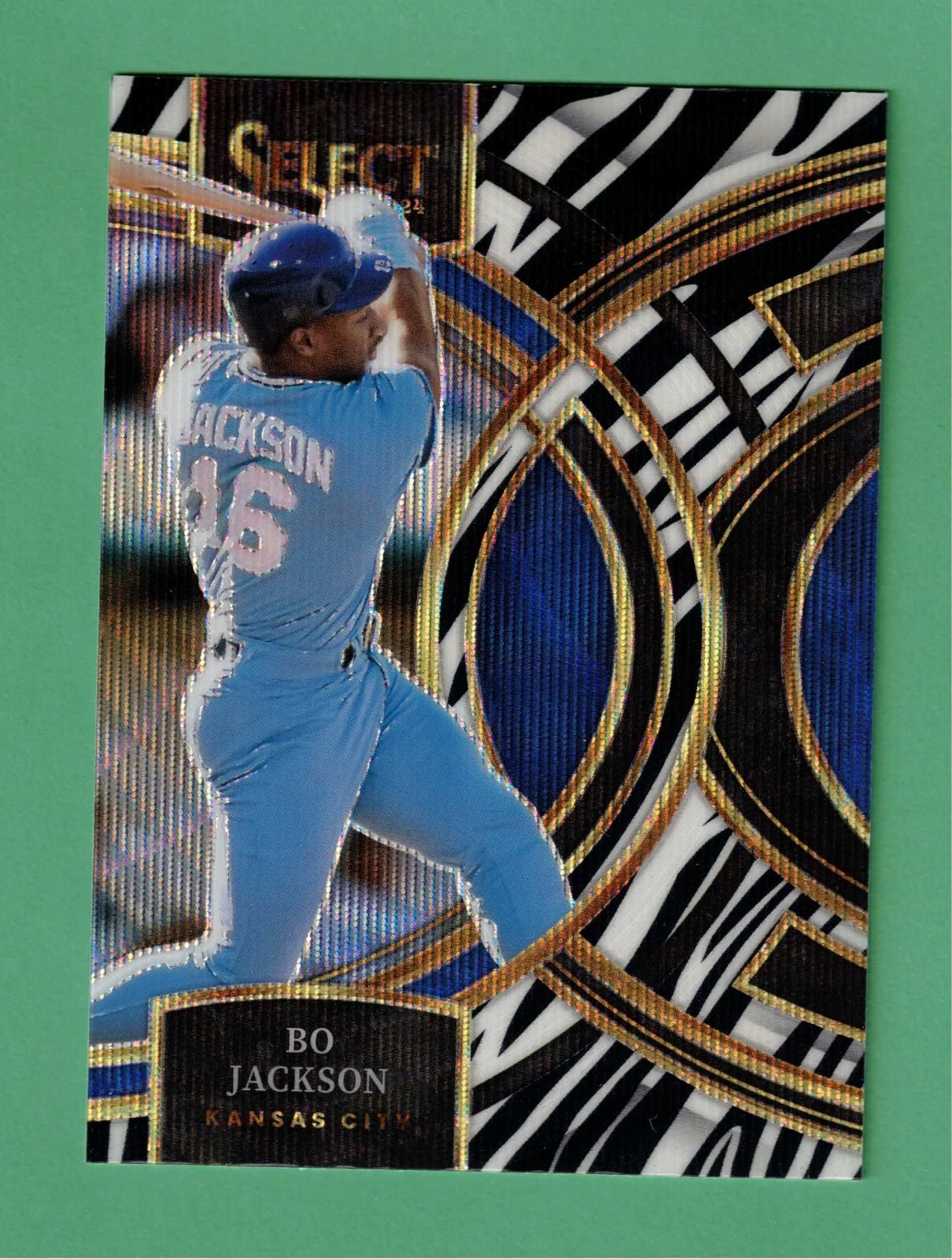 2024 PANINI SELECT BO JACKSON ZEBRA PRIZM PARALLEL #85