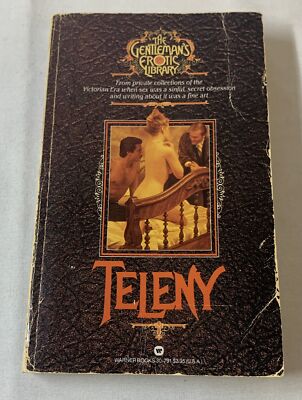 1984 Warner Books Gentleman's Erotic Library TELENY ~ lower grade, not awful