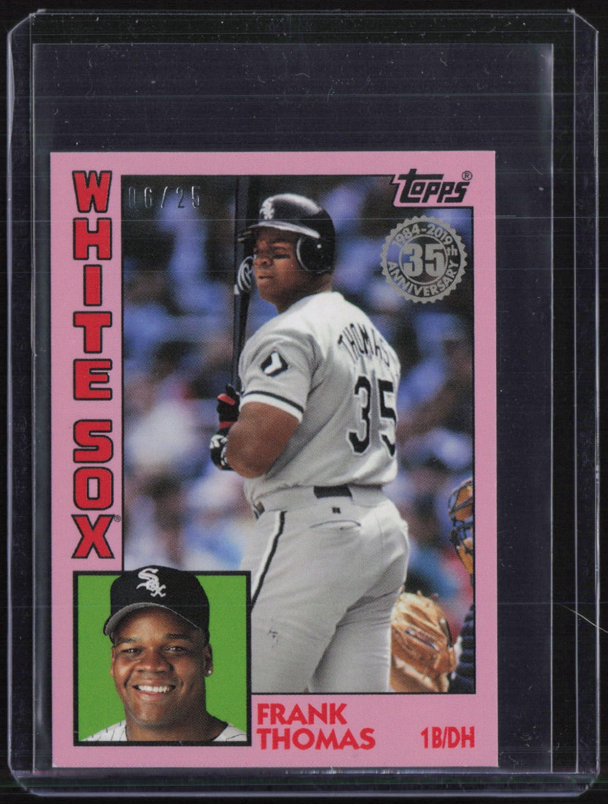 2019 Topps 1984 Topps Baseball Pink Mini Frank Thomas 6/25